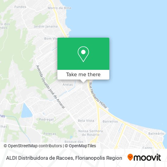 ALDI Distribuidora de Racoes map