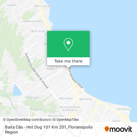 Baita Cão - Hot Dog 101 Km 201 map