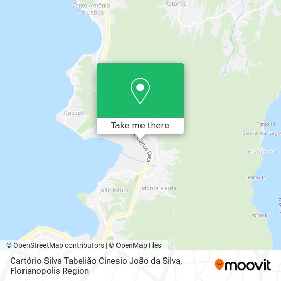 Cartório Silva Tabelião Cinesio João da Silva map