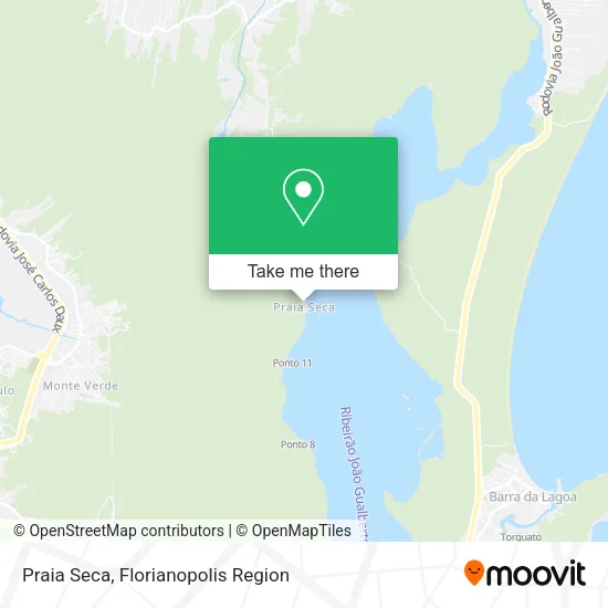 Praia Seca map