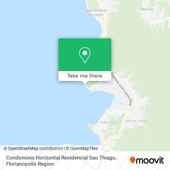 Condominio Horizontal Residencial Sao Thiago map