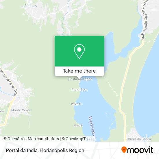 Mapa Portal da India