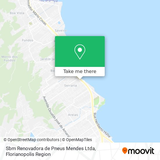 Sbm Renovadora de Pneus Mendes Ltda map