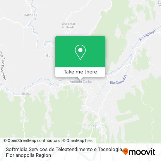 Softmidia Servicos de Teleatendimento e Tecnologia map