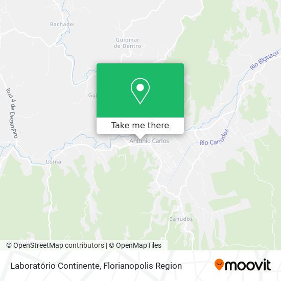 Laboratório Continente map