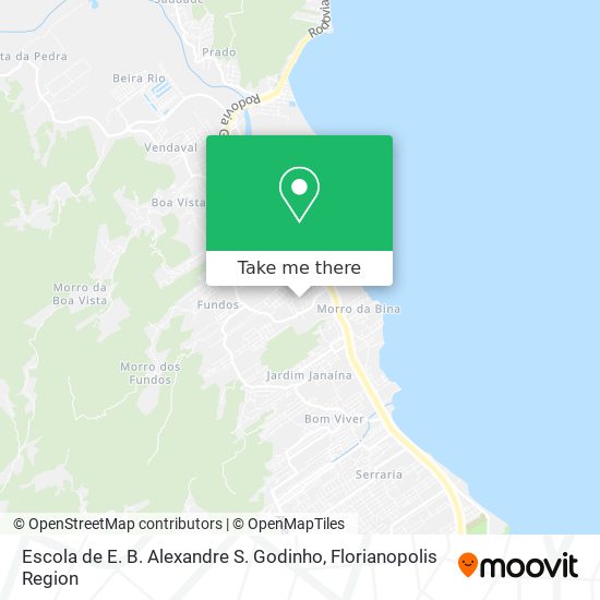 Escola de E. B. Alexandre S. Godinho map
