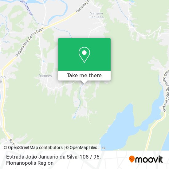 Mapa Estrada João Januario da Silva, 108 / 96