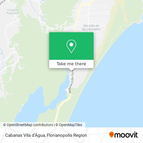 Cabanas Vila d'Água map