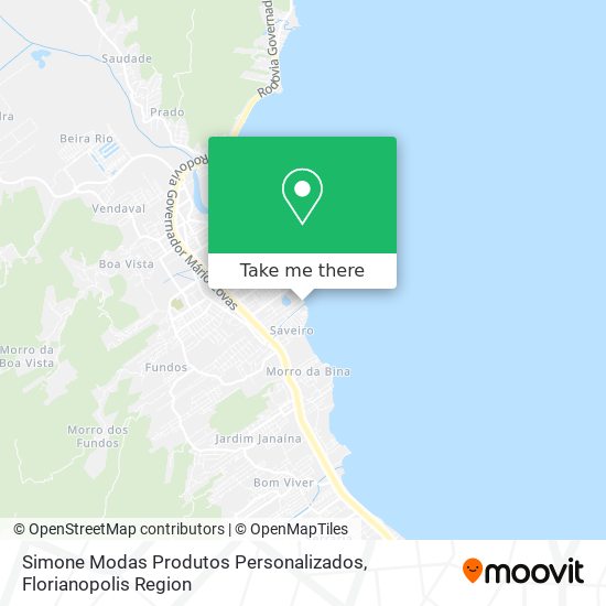 Simone Modas Produtos Personalizados map