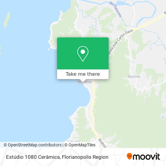 Estúdio 1080 Cerâmica map
