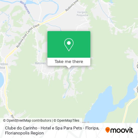 Clube do Carinho - Hotel e Spa Para Pets - Floripa map