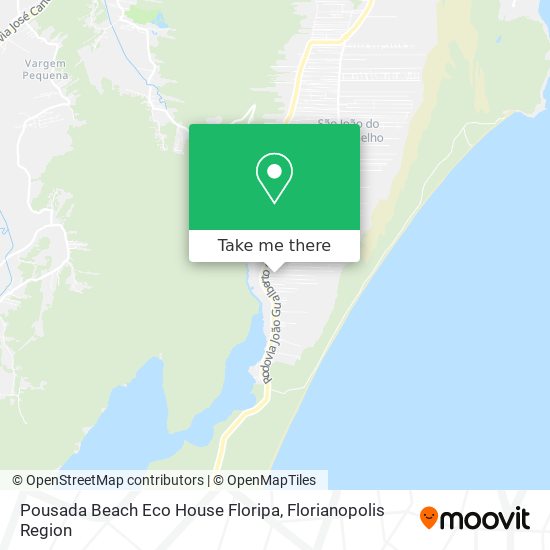 Pousada Beach Eco House Floripa map