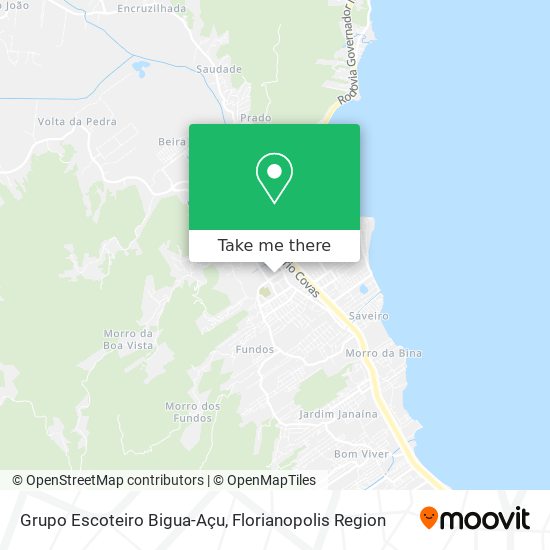 Mapa Grupo Escoteiro Bigua-Açu