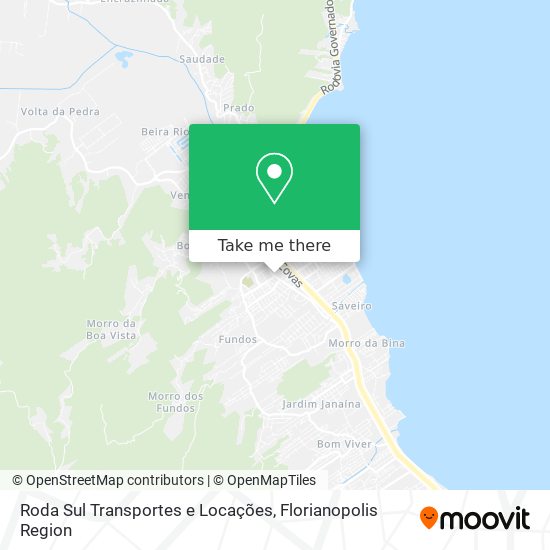Roda Sul Transportes e Locações map