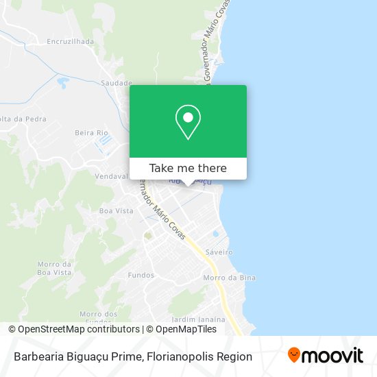 Barbearia Biguaçu Prime map