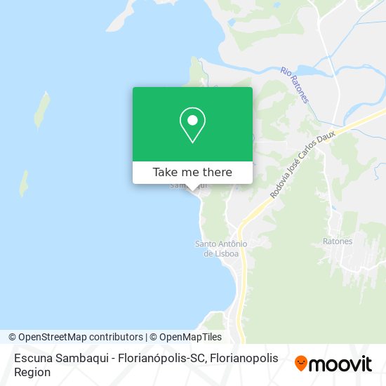 Escuna Sambaqui - Florianópolis-SC map