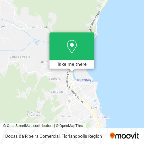 Docas da Ribeira Comercial map
