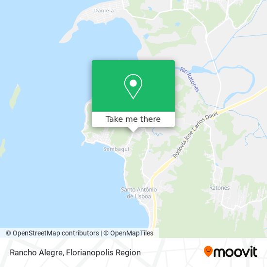 Rancho Alegre map