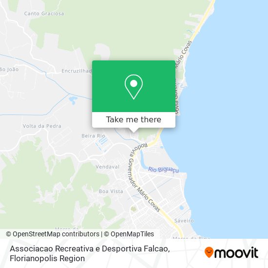 Associacao Recreativa e Desportiva Falcao map
