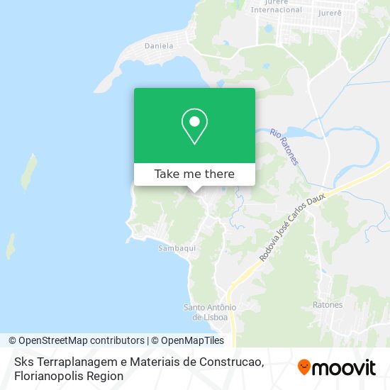 Sks Terraplanagem e Materiais de Construcao map