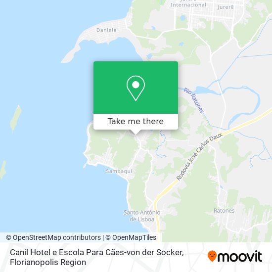 Canil Hotel e Escola Para Cães-von der Socker map