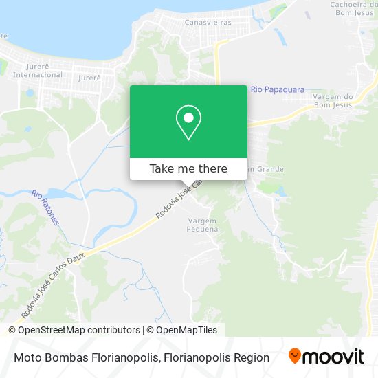 Moto Bombas Florianopolis map