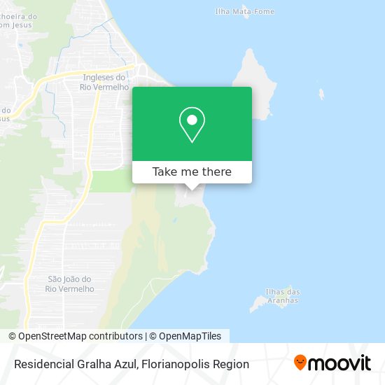 Residencial Gralha Azul map