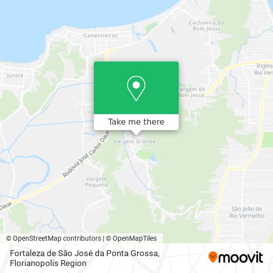 Fortaleza de São José da Ponta Grossa map