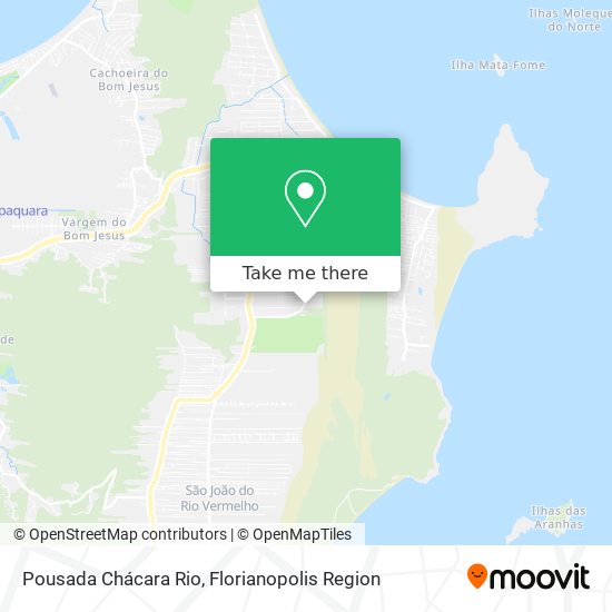 Pousada Chácara Rio map