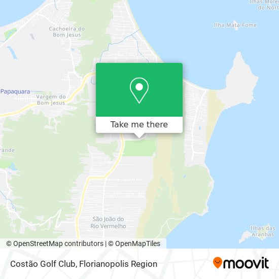 Costão Golf Club map
