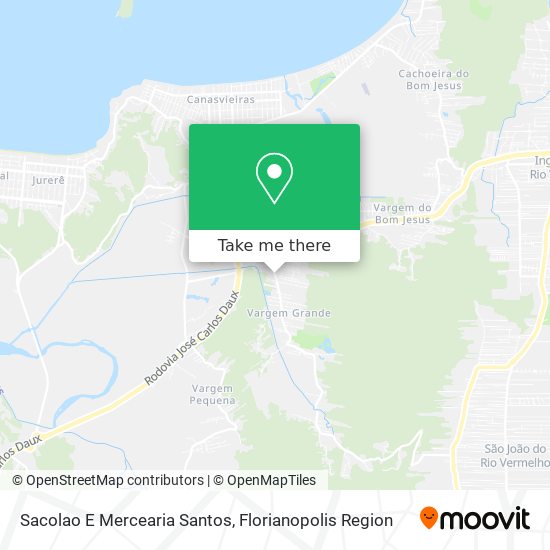 Sacolao E Mercearia Santos map