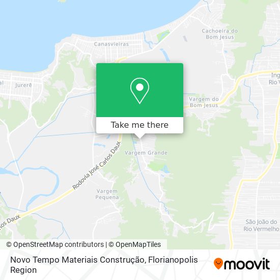 Novo Tempo Materiais Construção map