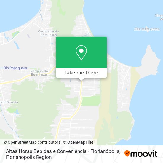 Altas Horas Bebidas e Conveniência - Florianópolis map