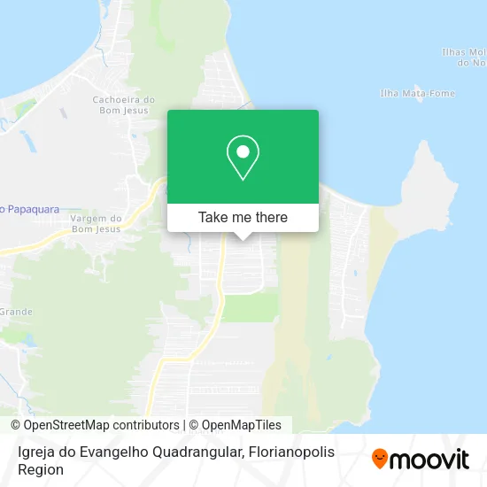 Igreja do Evangelho Quadrangular map