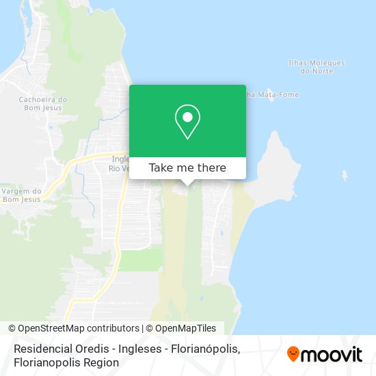 Residencial Oredis - Ingleses - Florianópolis map