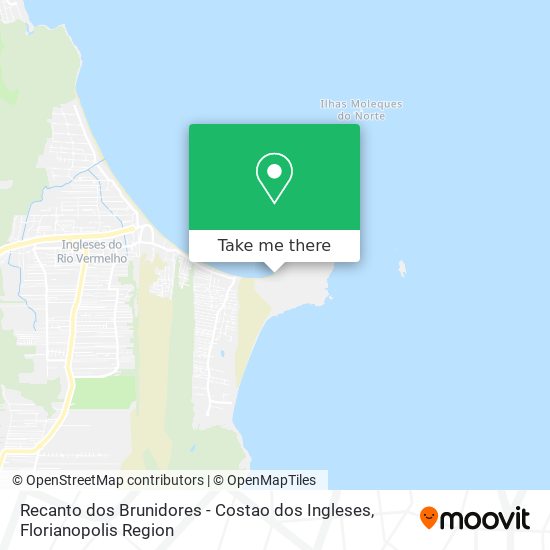 Recanto dos Brunidores - Costao dos Ingleses map