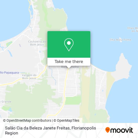 Salão Cia da Beleza Janete Freitas map