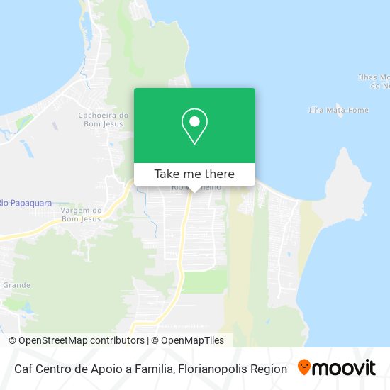 Caf Centro de Apoio a Familia map