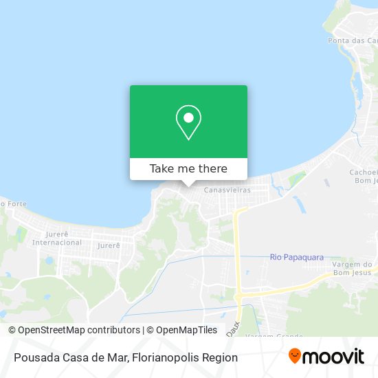 Pousada Casa de Mar map