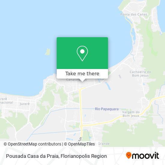 Pousada Casa da Praia map