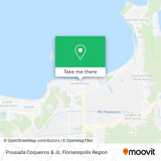 Pousada Coqueiros & Jc map