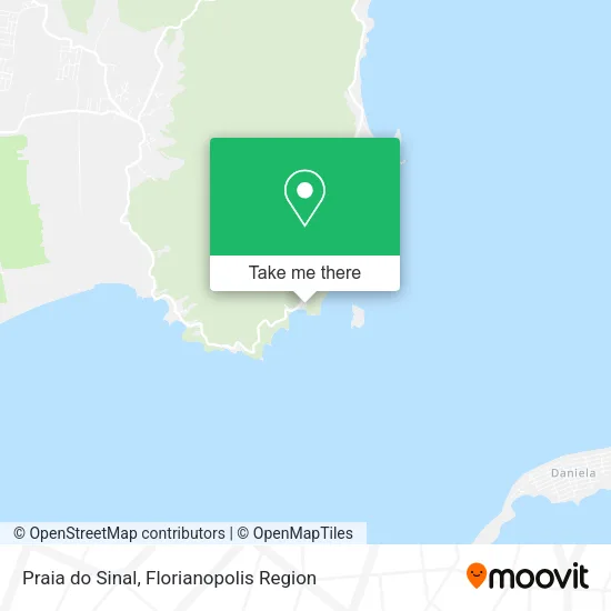 Praia do Sinal map