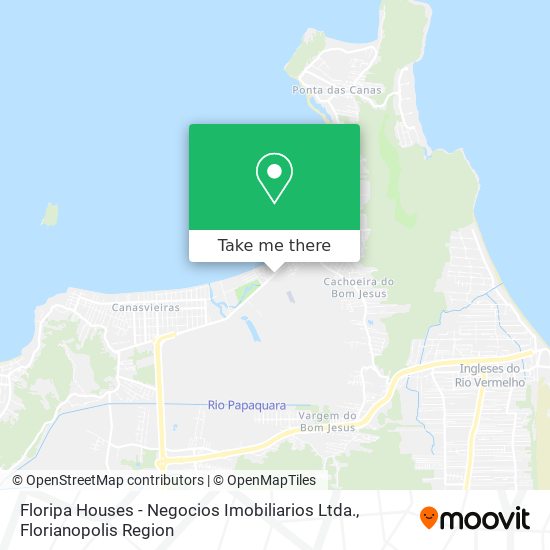 Floripa Houses - Negocios Imobiliarios Ltda. map