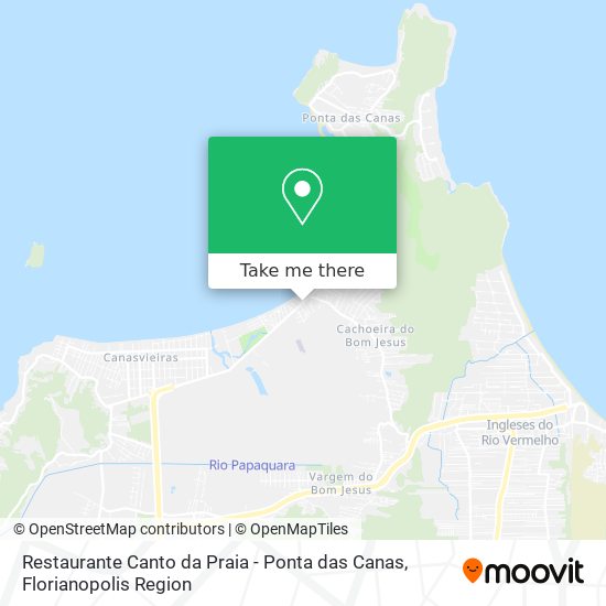 Restaurante Canto da Praia - Ponta das Canas map