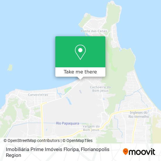 Mapa Imobiliária Prime Imóveis Floripa