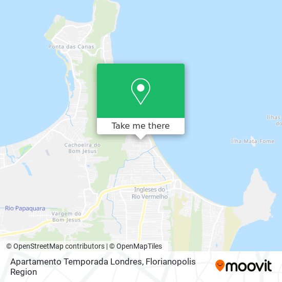 Apartamento Temporada Londres map