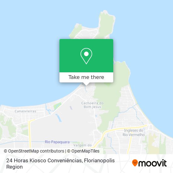 24 Horas Kiosco Conveniências map