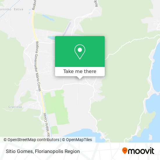 Sítio Gomes map