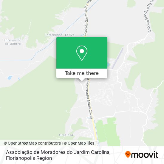 Associação de Moradores do Jardim Carolina map