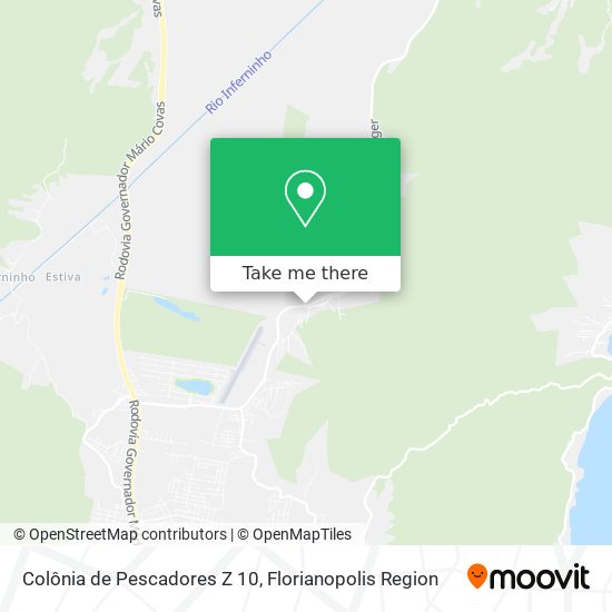 Colônia de Pescadores Z 10 map
